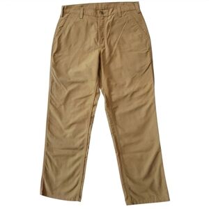 EUC Carhartt 383-51 Dungaree Fit Lightweight Canvas Duck Carpenter Pants 34x32